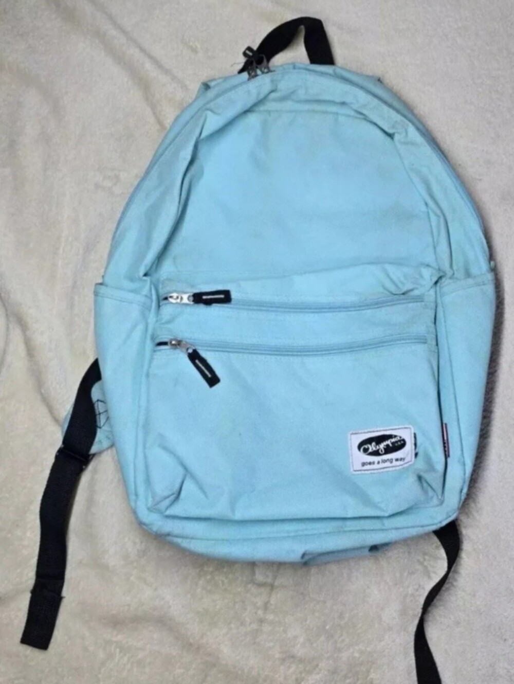 Princeton olympia backpack aqua color School Bag